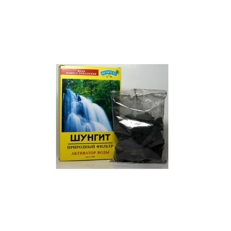 Šungit (šungitas) gamtinis filtras, vandens aktyvatorius 150 g